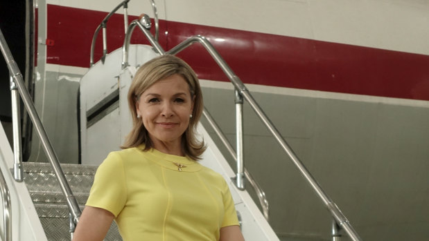 Justine Clarke fronts Australia Come Fly with Me.
