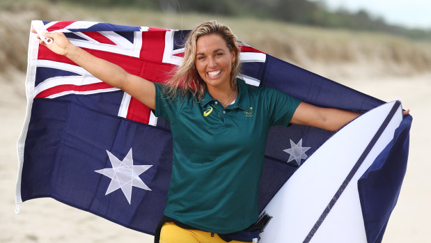 Sally Fitzgibbons is eyeing a world title and a spot at the Tokyo Olympics in 2020.