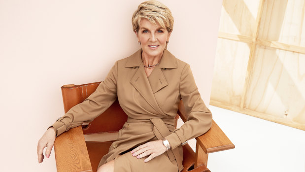 Julie Bishop says many in Parliament were "very keen" to set standards for her which they couldn't match themselves.