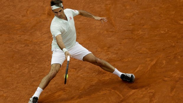 Claycourt return: Roger Federer.