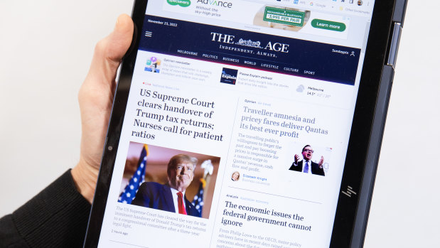 The Age has a cross-platform readership of 4.56 million.