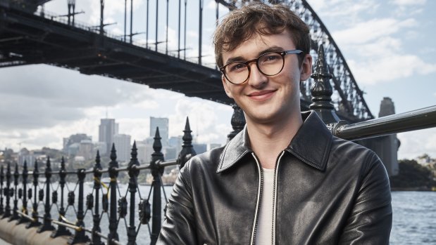 Isaac Hempstead Wright in Sydney for Game of Thrones. 