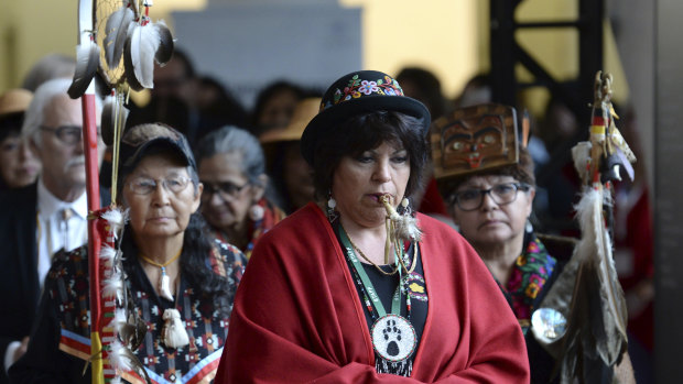 The closing ceremony for the National Inquiry into Missing and Murdered Indigenous Women and Girls in Gatineau, Quebec.