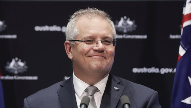 Prime Minister Scott Morrison: "Australians have earned an early mark through the work that they have done."