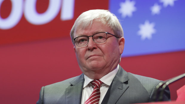 "It often suits their mindset to target the Labor Party...": former Labor prime minister Kevin Rudd.