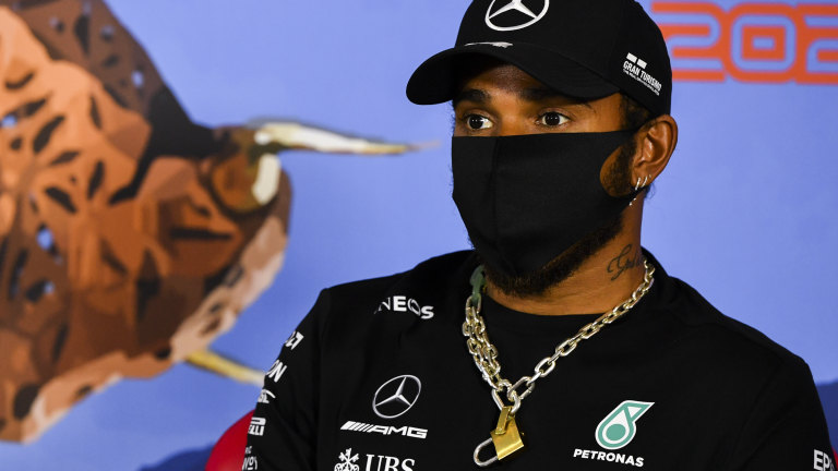 Formula One 2020 Mercedes Driver Lewis Hamilton Makes A Statement As F1 Gets Back On Track