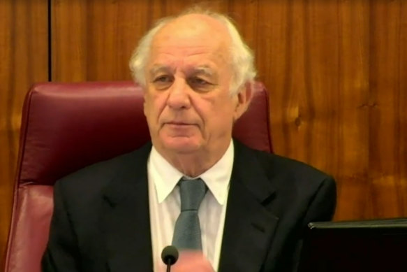Ray Finkelstein QC, who headed the commission into the casino.