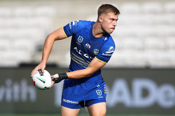 Ethan Sanders will make his NRL debut with the Eels on Friday night.