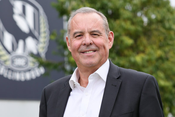 Collingwood president Mark Korda.