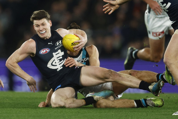 Sam Walsh is returning to his best form and that has helped Carlton’s resurgence.