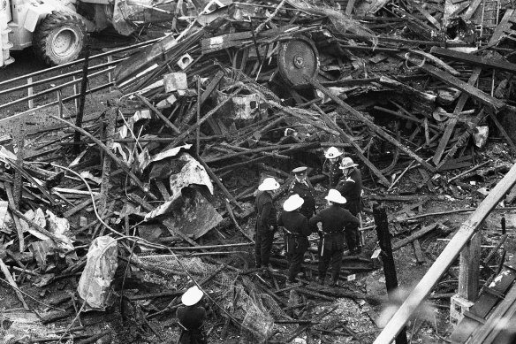 Emergency services were called to Luna Park at Milsons Point about 10.15pm on Saturday, June 9, 1979, following reports of a fire inside the Ghost Train ride. 