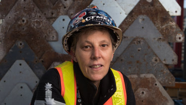 Teena Simpson, 51, is a labourer and has been in the industry for 17 years.
