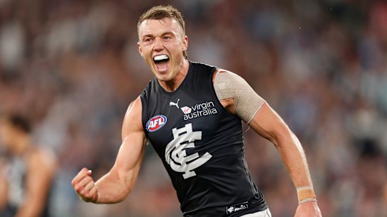 Patrick Cripps has signed a long-term deal with the Blues.