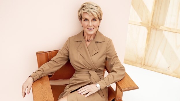 Julie Bishop wears Max Mara dress.