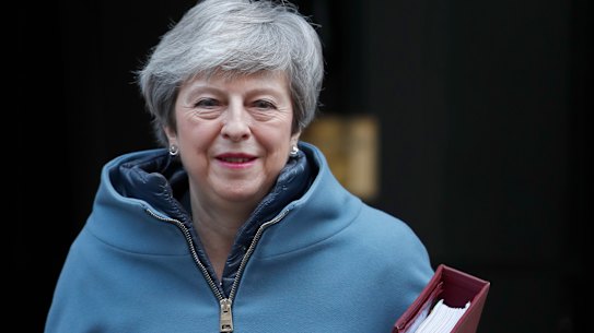 British PM Theresa May has lost three MPs who have left to join a breakaway group from Labour.