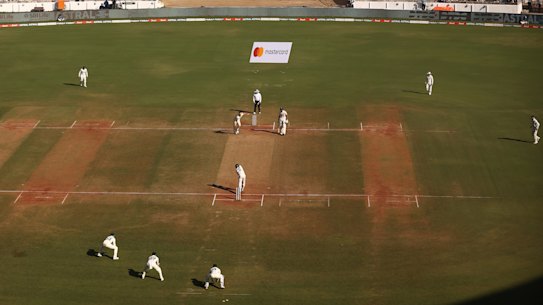 A general view during day three of the First Test.