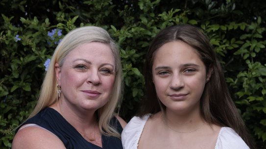 Amanda Kercher Hack and her daughter Scarlett Hack - the first child to have a heart transplant at the Childrens Hospital at Westmead.
