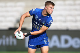 Ethan Sanders will make his NRL debut with the Eels on Friday night.