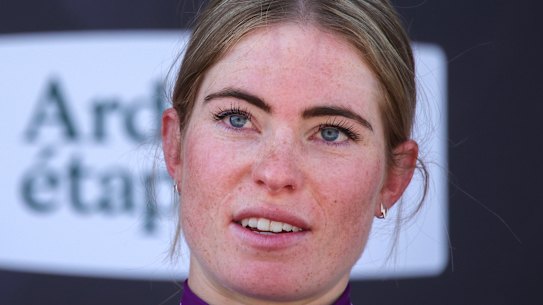 Dutch rider Demi Vollering.