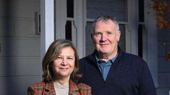 Michael and Pamela McInnes said Alphington had gentrified quickly.