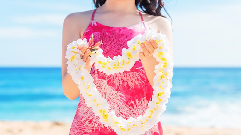 I kept trying to throw out my Hawaiian lei. The cleaners wer