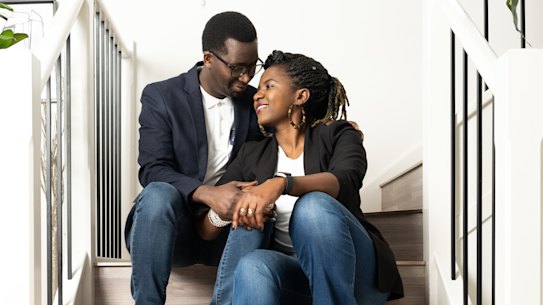 High school sweethearts Noel Yandamutso Zihabamwe and Delphine Uwamwezi Yandamutso.