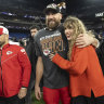 Kansas City Chiefs star Travis Kelce and Taylor Swift.