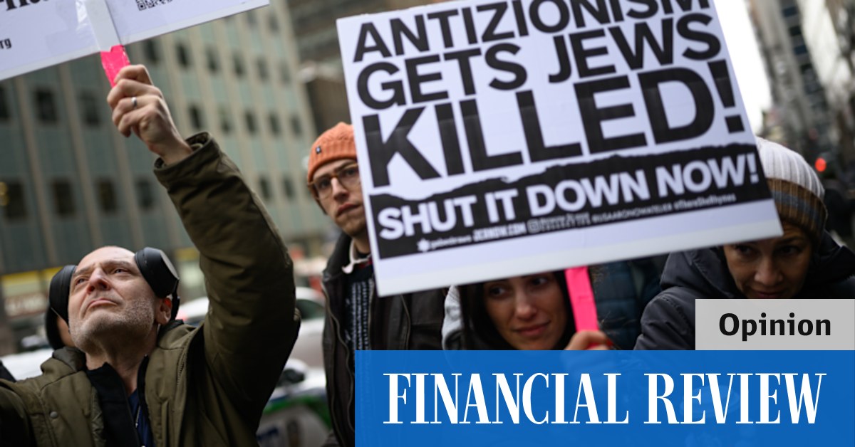 afr.com - Joshua Dabelstein - The greatest threat to Jewish safety has a new name