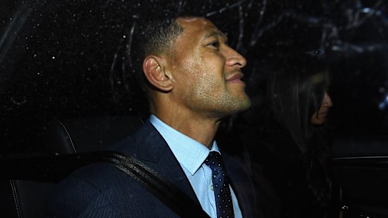 Israel Folau is looking at his options after his contract with Rugby Australia was terminated.