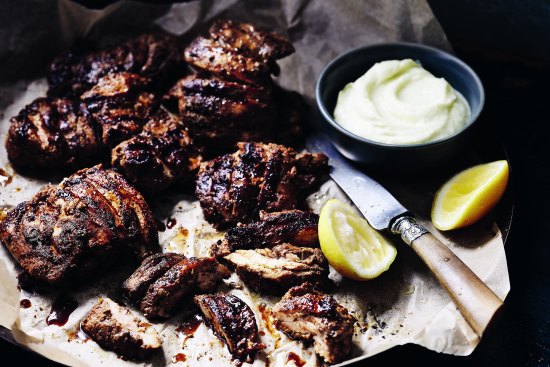 Chicken shawarma.
