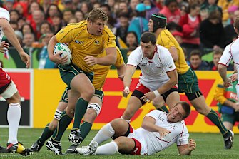 James Slipper in the 2011 World Cup.