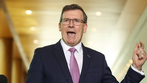 Alan Tudge has made a media appearance for the first time during the election campaign.