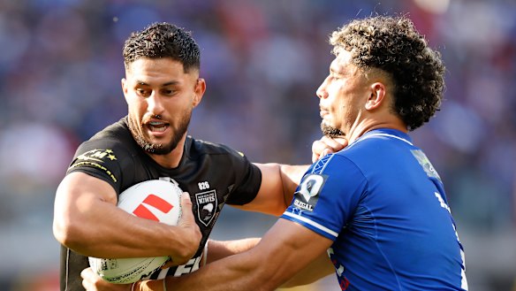 Dylan Brown (left) was outstanding as New Zealand took out the Pacific Championships.