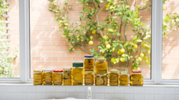 Store your preserved lemons in a cool spot in the home.