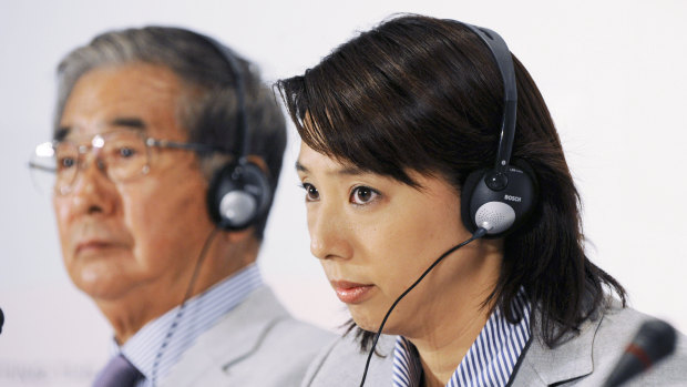 In the running: former swimmer Mikako Kotani, right, was part of the Tokyo bid team.