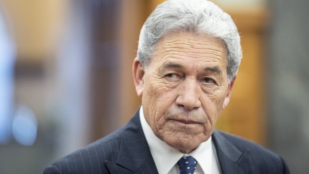 NZ Deputy Prime Minister Winston Peters.