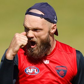 Max Gawn at training this week.
