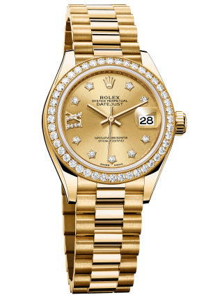 Blingier the better when it comes to Rolex watches.
