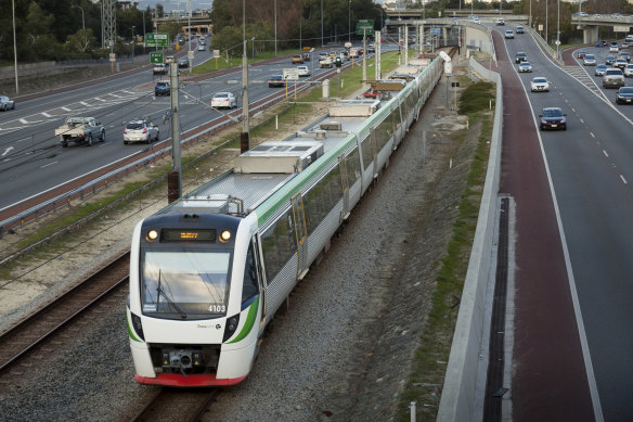 The level crossing removal program will take 18-months to complete.