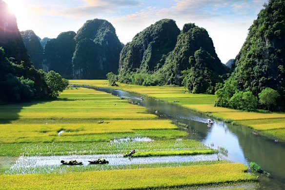 Ninh Binh is often described as “Ha Long Bay on land”.