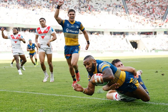 Josh Addo-Carr is returning to his best with the Eels.