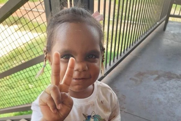 Five-year-old Kumanjayi Little Baby was found dead last month.