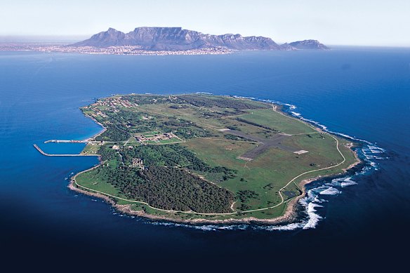 Former prisoners are now tour guides on Robben Island.