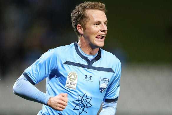 Back-to-back goals by Trent Buhagiar secured victory for Sydney FC on Friday night.