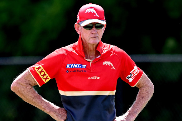 Wayne Bennett has left the Dolphins for the Rabbitohs in 2025.