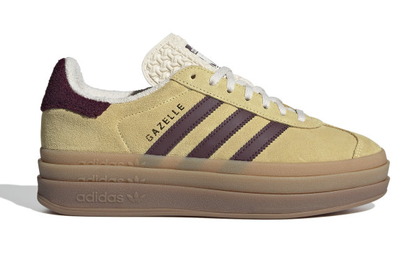 Run to new fashion heights in the adidas Gazelle Bold.  