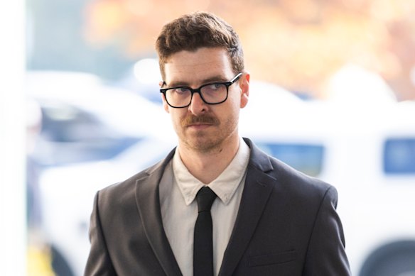Digital forensics expert Shamen Fox-Henry outside court on May 21.