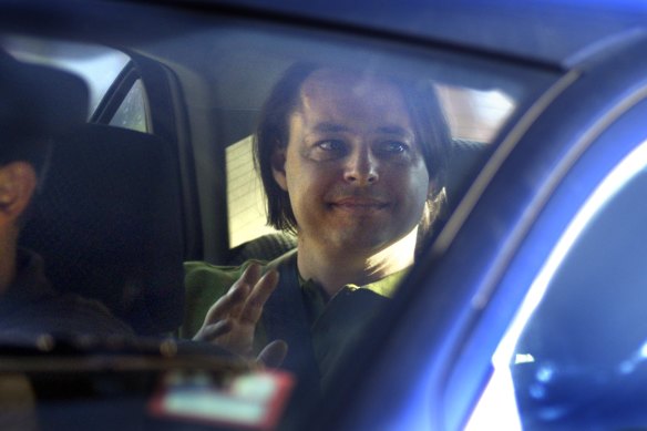 David Hicks leaves Yatala Prison in Adelaide in 2007, after six years in captivity.