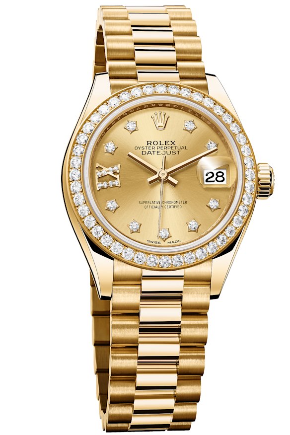 Blingier the better when it comes to Rolex watches.