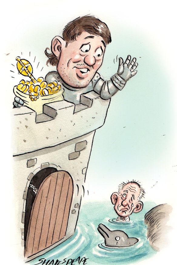 Kalyn Ponga gets the cash and leaves Wayne Bennett struggling.